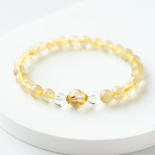 一念七宝 事业超利 | 6mm多金金发晶手串 商品图2