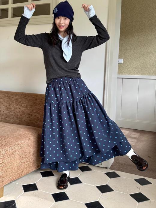 nothe Case布然/NC253217/「甜蜜叙事」领结设计感长袖打底衫 商品图1