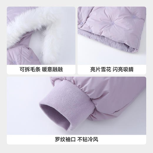 【实体店同款】女童长款羽绒服冬季新款安奈儿童装XG545056 商品图4