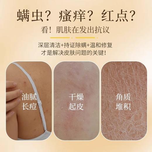 抖音爆款硫磺沐浴露净爽除螨祛痘液体香皂男女通用一件起批发代发 商品图2