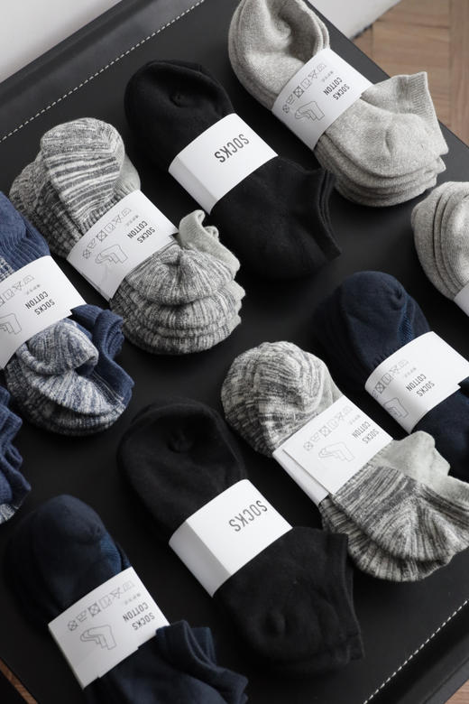 三双一卡 U.N.Q元单 HEATTECH 低帮船袜 40-44 PJ050 商品图1