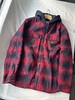 贝壳三 美式学院风加厚格子连帽棉衣男士复古宽松棉服C120308 商品缩略图7