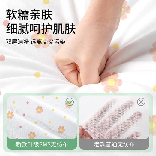 印花一次性枕套加大加厚隔脏酒店专用透气旅行美容院宾馆用站头套 商品图1