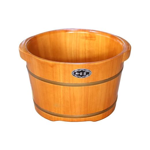 橡木泡脚桶家用冬季木桶足浴桶木质实木过小腿高深养生木质洗脚盆 商品图4