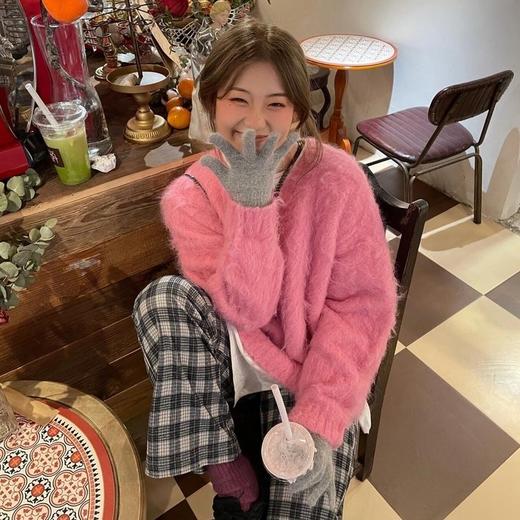 【egg 马卡龙色彩手套】⚠️冬装搭配必备🧣超韩系的暖暖色彩小物～冬日氛围感满满🔔颜控&实物主义者都爱的毛毛手套🧤 商品图3