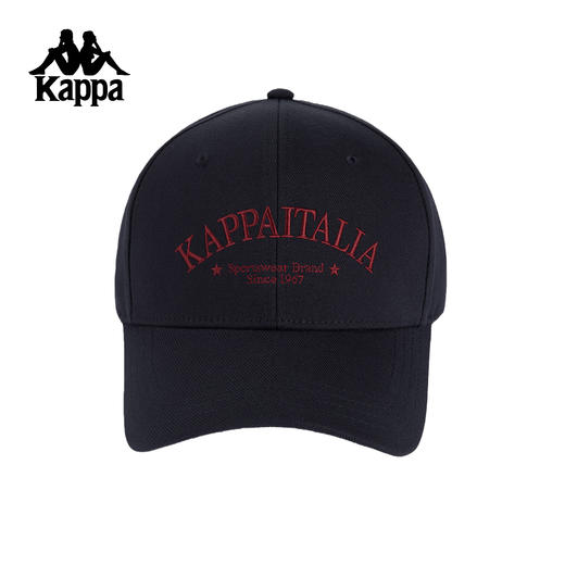 Kappa 2025新款字母刺绣棒球帽男女同款百搭鸭舌帽子K0GW8MB02 商品图0