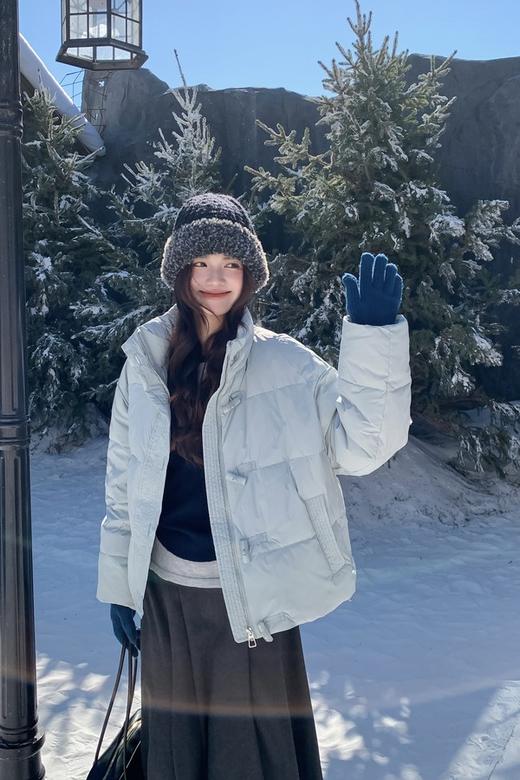 LNNNS 蓝色立领休闲加厚羽绒服 21603 商品图4