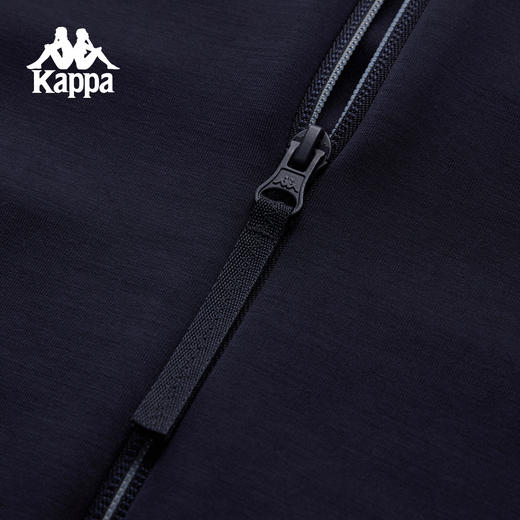 Kappa 针织帽衫女2025新款运动休闲连帽拉链开衫外套男K0G22MK42 商品图4