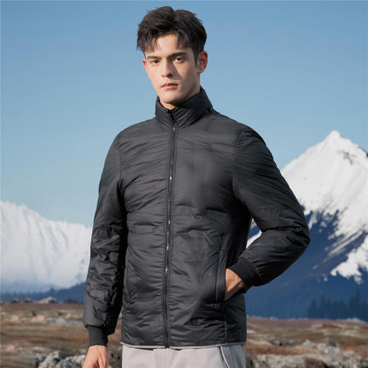 【鹅绒服 可拆卸内胆】罗蒙冬季羽绒服男士多口袋户外工装风连帽羽绒服男士羽绒服外套 商品图8