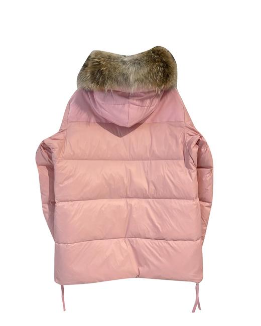 中性款可拆卸毛领中长款羽绒服fe 商品图1