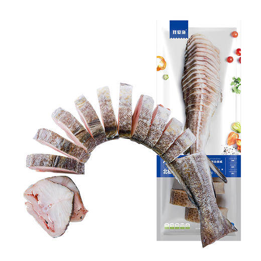 自营（美厨）-我爱渔 北极真鳕鱼整条1000g 顺丰包邮 商品图2