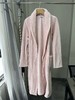 贝壳三 珊瑚绒厚实翻领系带浴袍加绒柔软纯色中长款睡袍C120307 商品缩略图3