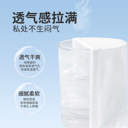 一次性内裤纯棉女无菌独立包装免洗日抛三角裤产妇月子大码200斤 商品图3