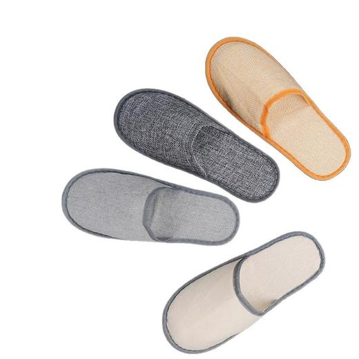 一次性拖鞋五星级酒店专用加厚防滑珊瑚绒拖鞋居家待客厂家批发 商品图4