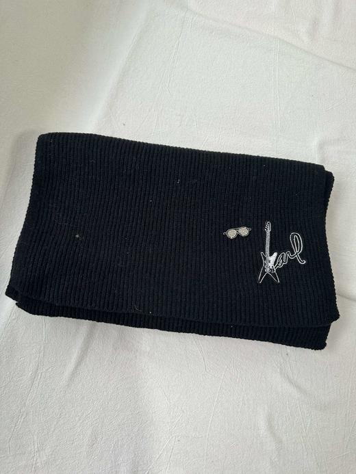 贝壳三 男女同款潮流金属装饰刺绣围巾护颈舒适围脖C120306 商品图1