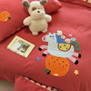 【品牌直发】加倍生活 全棉纯棉加厚磨毛绣花四件套-马到橙功 马年限定系列 年货节新年焕新 商品缩略图4
