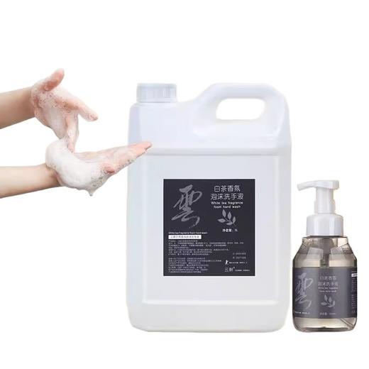 白茶香大瓶装按压手部泡沫清洁酒店民宿洗浴家用厂家批发洗手液 商品图4