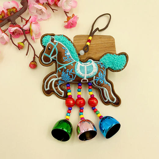 【马年❗️生肖刺绣香囊】新年刺绣香囊 马流苏挂件 生肖马铃铛挂饰 居家汽车马挂件春节礼物 商品图13