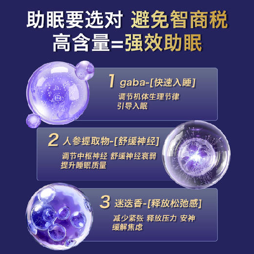 Sleep Mode gaba氨基丁酸人参睡眠片 商品图2