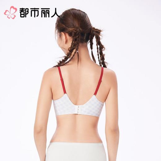 都市丽人女士内衣泳布少女文胸无钢圈三排四扣BBC22C 商品图2