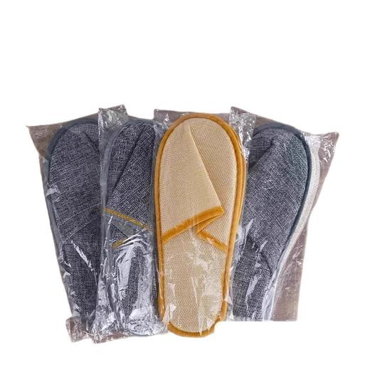 一次性拖鞋半包亚麻夏季款独立包装加厚防滑美容院民宿用酒店用品 商品图4