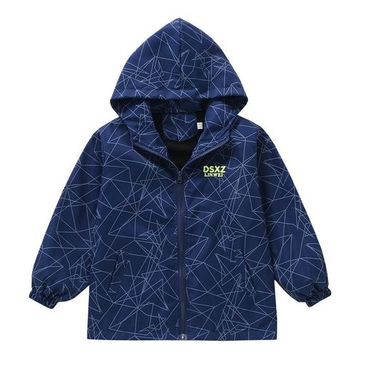 男童春秋外套2025新款儿童加绒秋冬加厚冲锋衣上衣中大童风衣夹克 商品图4