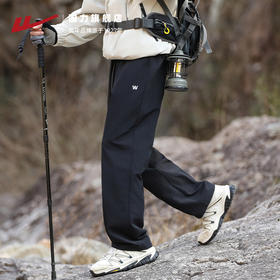 回力冲锋休闲裤子男2025新款春秋户外耐磨防风软壳登山工装裤