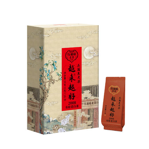 压箱底老茶 越来越好 2008 寿眉白茶 福鼎老白茶 礼盒装/18泡 商品图0