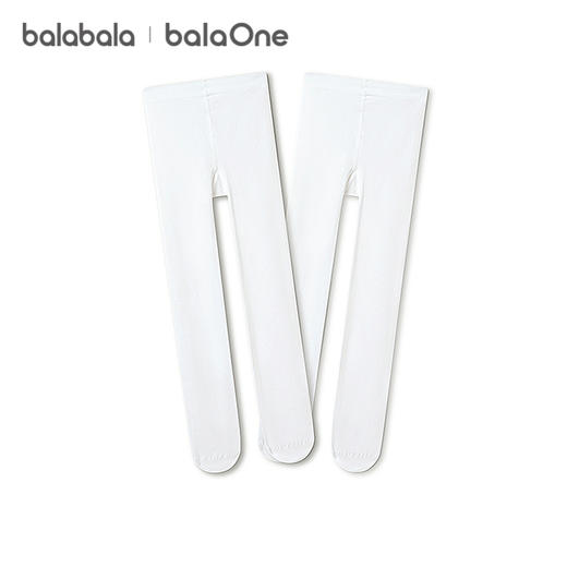 【balaOne】巴拉巴拉儿童连裤袜子打底裤女童舞蹈袜天鹅绒两条装 商品图4
