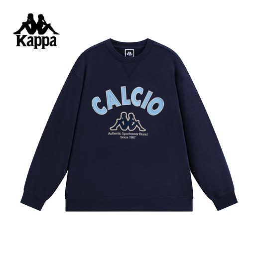 Kappa 运动卫衣2025新款圆领卫衣男女长袖套头衫休闲风K0G12WT02 商品图0