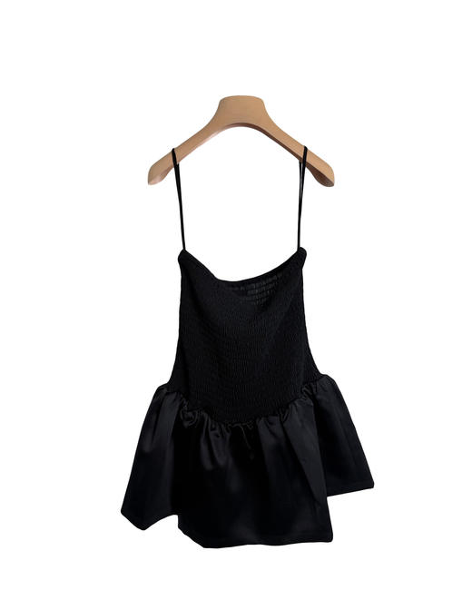 女款抹胸蓬蓬连衣裙he017 商品图1