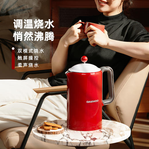 大宇电热水壶电子款EK01-E 商品图3