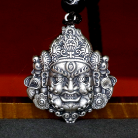 黄财神！纯银挂件！招财进宝！18-22g！