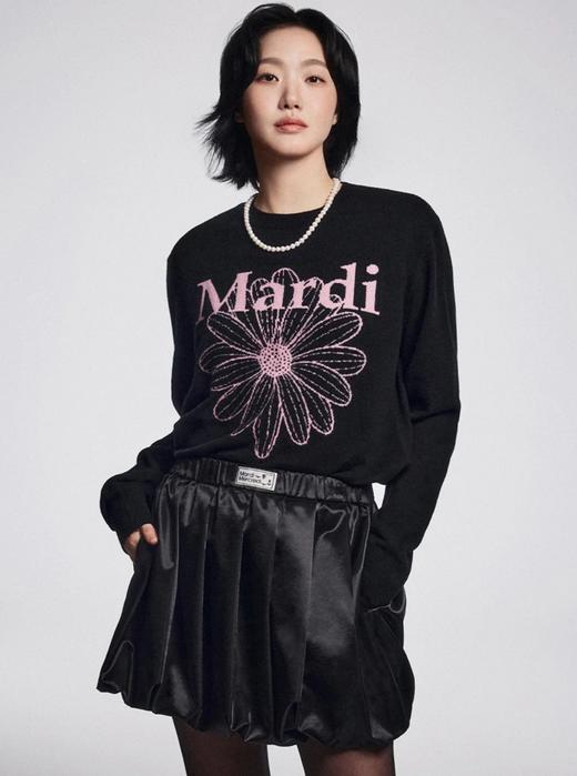 女款小雏菊提花针织毛衣he 商品图3
