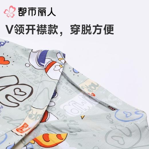 都市丽人男女童睡衣儿童家居服短袖长裤棉质套装JHC1M1 商品图4