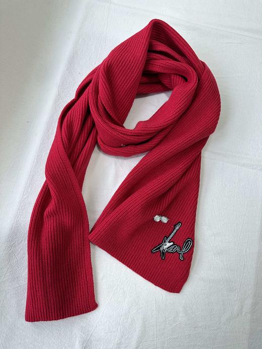 贝壳三 男女同款潮流金属装饰刺绣围巾护颈舒适围脖C120306 商品图6