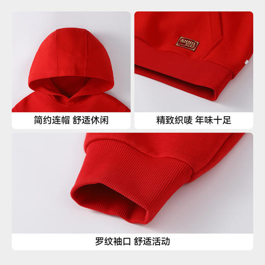 【实体店同款】男童带帽长袖卫衣春季新款安奈儿童装AB611012 商品图4