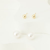 三彩2026新款金色小圆珠耳钉两戴耳饰设计感简约精致轻奢女通勤 商品缩略图4