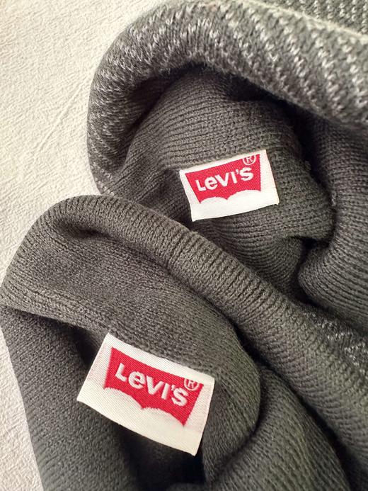 贝壳三 秋冬保暖护耳刺绣字母针织帽翻边情侣款毛线帽C120303 商品图10