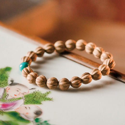 *自营*定心香香珠手串 | 绿松石香珠手串佛珠天然香料手工珠子文玩手链男女手链中式。 商品图5