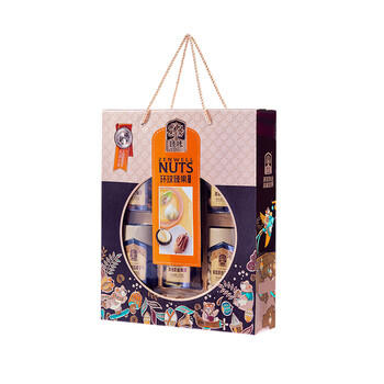 臻味高端坚果干果礼盒环球臻果6罐1010g节日礼品休闲零食大礼包送礼 商品图1