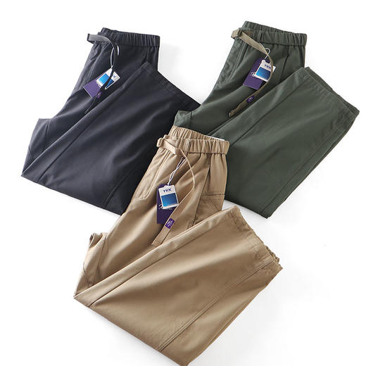 一条过冬！日系紫标！YKK拉链！冬季户外加厚加绒工装软壳冲锋裤 商品图1