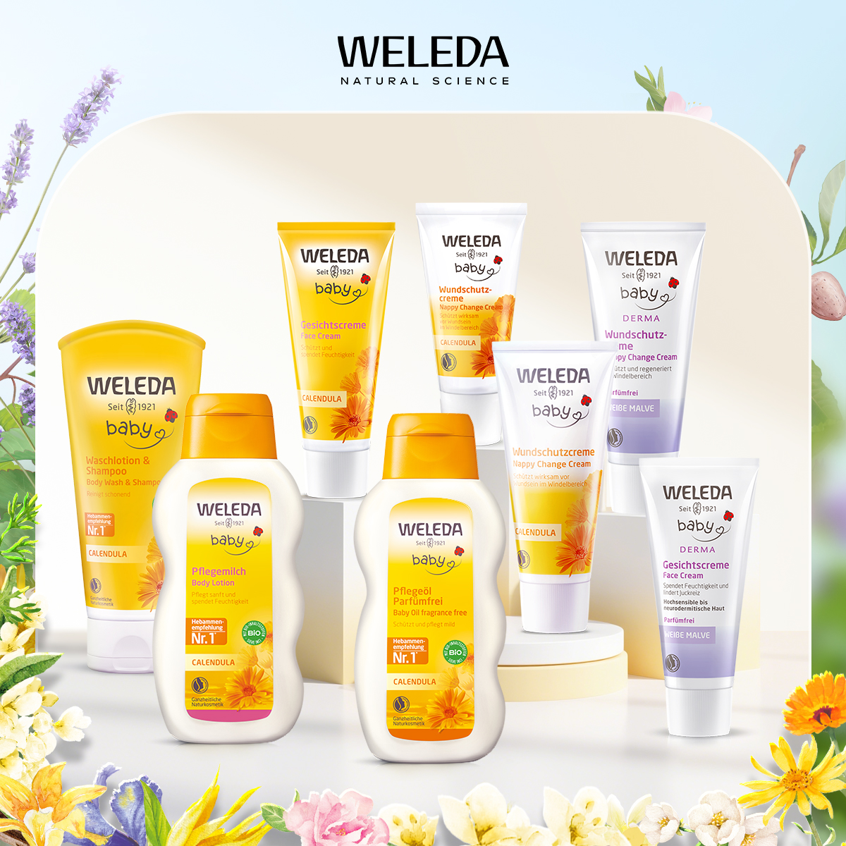 【Dr韩专属】Weleda维蕾德宝宝产品系列