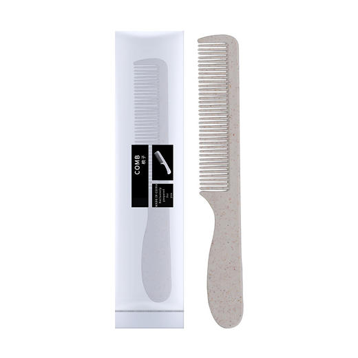 酒店专用一次性梳子随身携带独立包装客房长条梳美发塑料梳子批发 商品图4