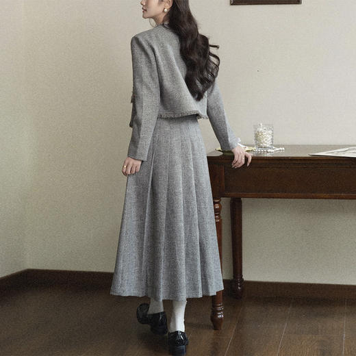 裁缝学苑AS601法式小香风外套纸样半身裙毛呢女装套装打版裁剪 商品图3