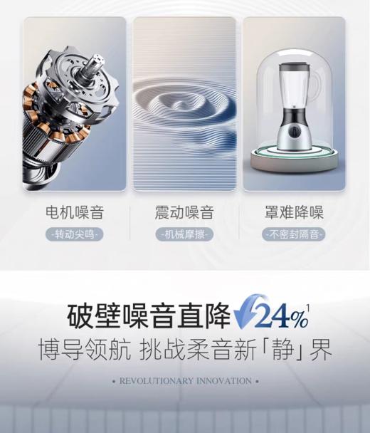 【6F】摩飞柔音破壁机婴儿米糊豆浆机MR8202 商品图2