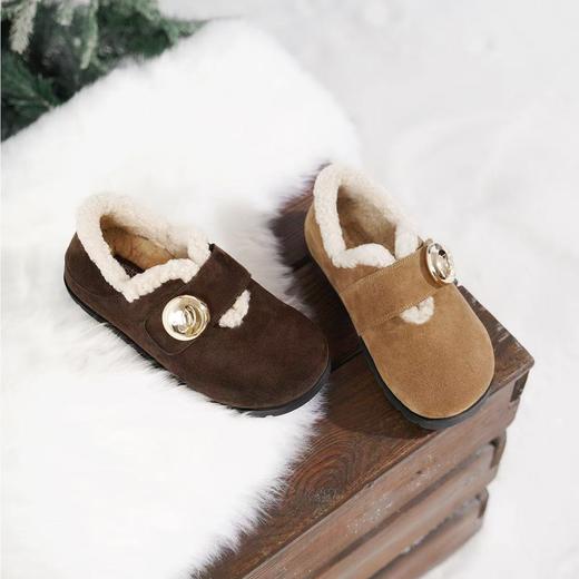 【云粉节】BF楼Westory秋冬新款博肯加绒平底鞋 商品图1