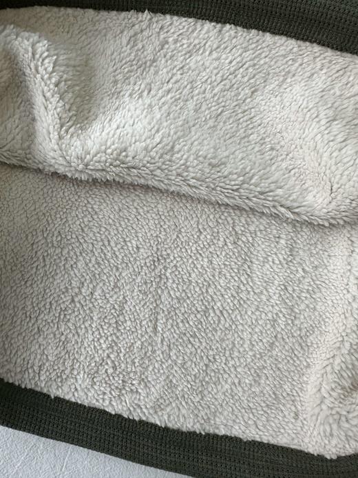 贝壳三 男士华夫格半拉链立领卫衣内里加绒加厚打底上衣C120318 商品图13