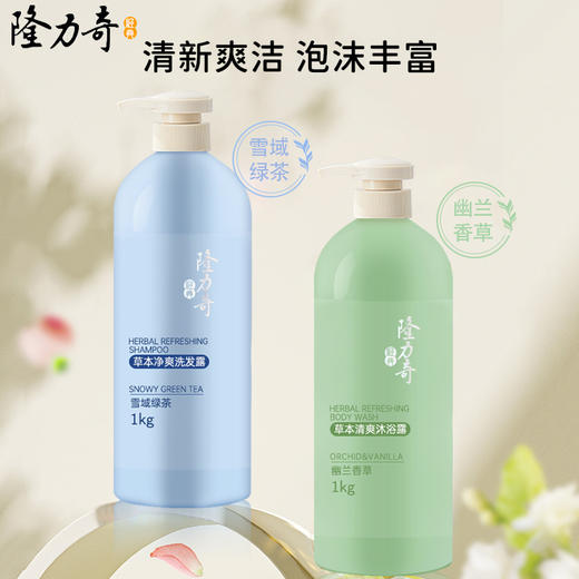 隆力奇草本净爽洗发水沐浴露深层清洁酒店宾馆民宿美发理发店专用 商品图1
