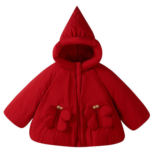 【实体店同款】女童中长款羽绒服冬季新款安奈儿童装XG545454 商品图5